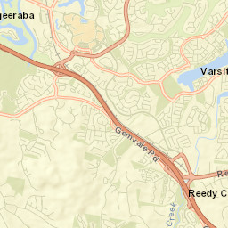 Varsity Lakes Street Map