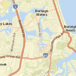 Burleigh Heads Street Map