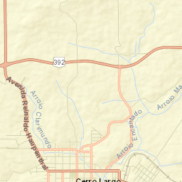Cerro Largo Street Map