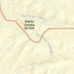 Santa Cecília do Sul Street Map