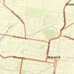 Warwick Street Map