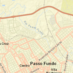 Passo Fundo Street Map