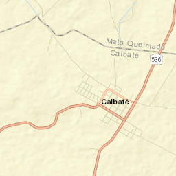 Caibaté Street Map