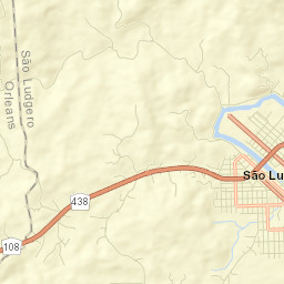 São Ludgero Street Map