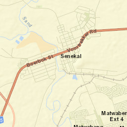 Senekal Street Map