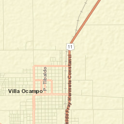 Villa Ocampo Street Map
