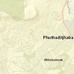 Phuthaditjhaba Street Map