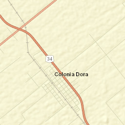 Colonia Dora Street Map