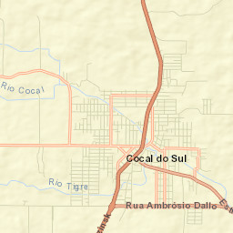 Cocal do Sul Street Map