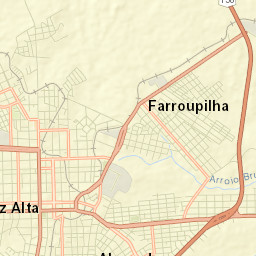 Cruz Alta Street Map