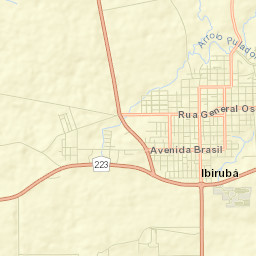 Ibirubá Street Map