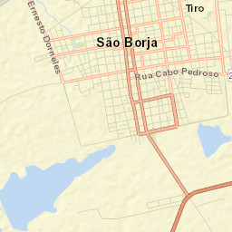 São Borja Street Map
