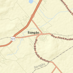 Sangão Street Map