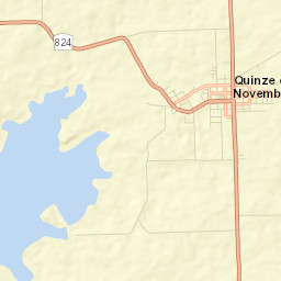 Quinze de Novembro Street Map