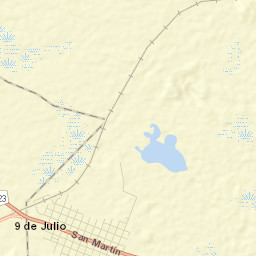 Nueve de Julio Street Map