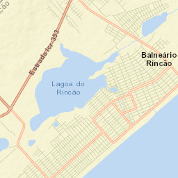 Balneário Rincão Street Map