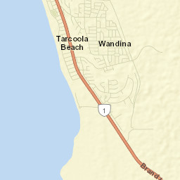 Tarcoola Beach Street Map