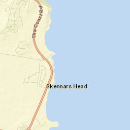 Skennars Head Street Map