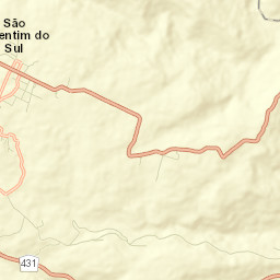 São Valentim do Sul Street Map