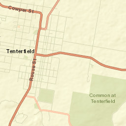 Tenterfield Street Map