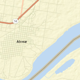 Alvear Street Map