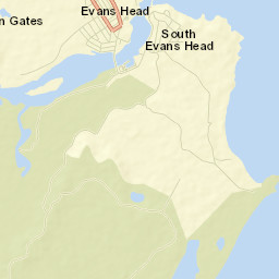 Evans Head Street Map