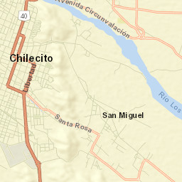 Chilecito Street Map