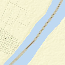 La Cruz Street Map