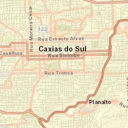 Caxias do Sul Street Map