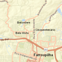 Farroupilha Street Map