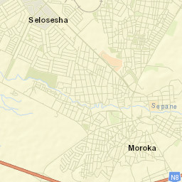 Thaba Nchu Street Map