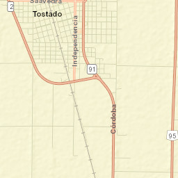 Tostado Street Map