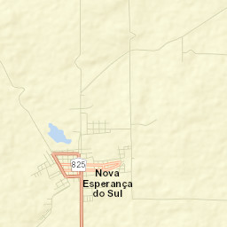 Nova Esperança do Sul Street Map