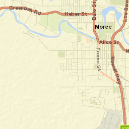 Moree Street Map