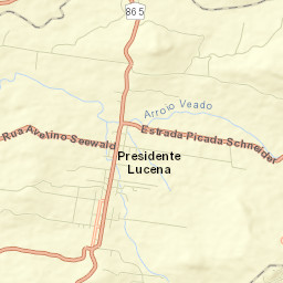 Presidente Lucena Street Map