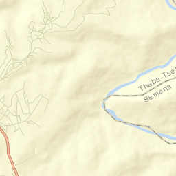 Thaba-Tseka Street Map