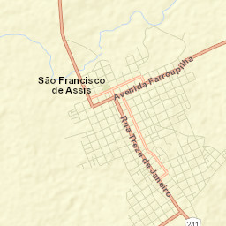 São Francisco de Assis Street Map