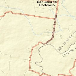 São José do Hortêncio Street Map
