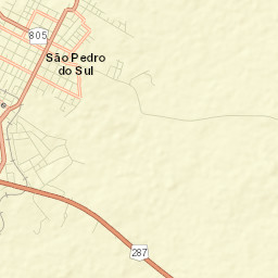 São Pedro do Sul Street Map