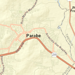 Parobé Street Map