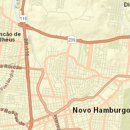 Novo Hamburgo Street Map
