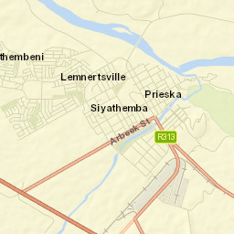 Prieska Street Map