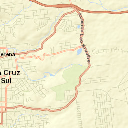 Santa Cruz do Sul Street Map