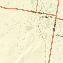 Glen Innes Street Map