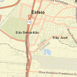 Esteio Street Map