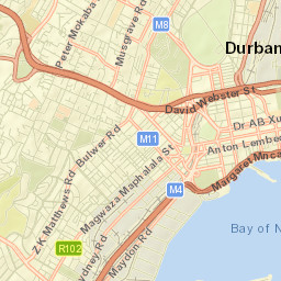 eThekwini Metropolitan Municipality Street Map