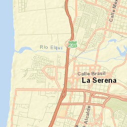 La Serena Street Map