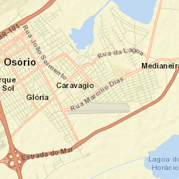 Osório Street Map