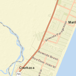 Imbé Street Map