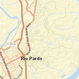 Rio Pardo Street Map